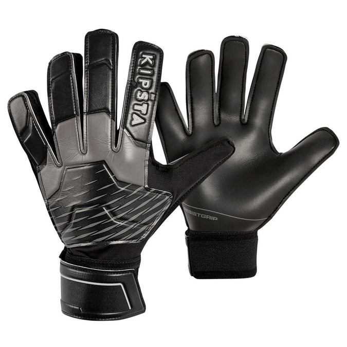 





Adult Football Goalkeeper Gloves F100 Resist - Black/Grey, photo 1 of 16