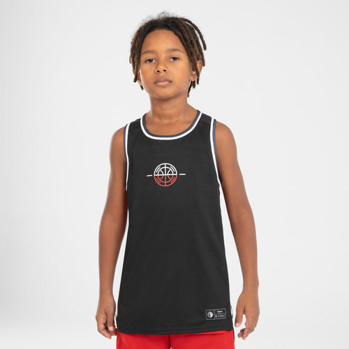 





Kids' Reversible Sleeveless Basketball T-Shirt / Jersey T500R