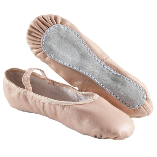 





Leather Demi-Pointe Shoes - Salmon
