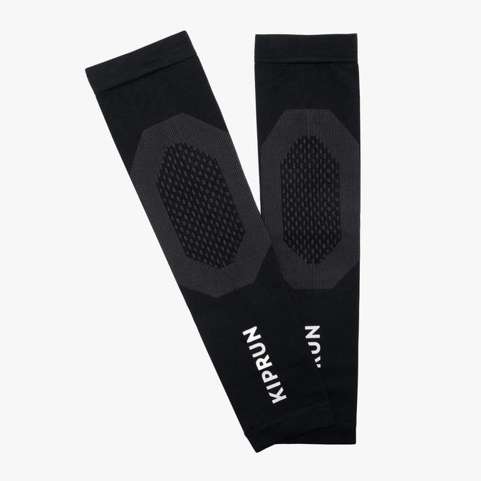 KIPRUN Unisex Running Arm Warmers - Black