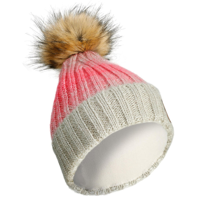 





Girl's Fur Ski Hat - Beige/Pink, photo 1 of 7