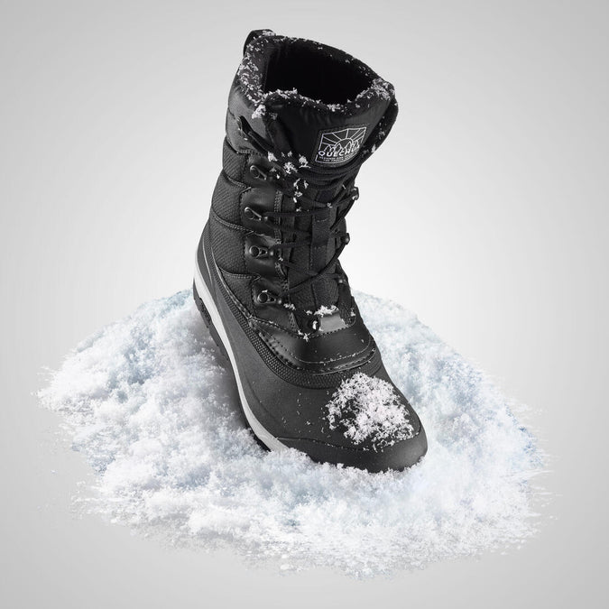 Warm Waterproof Snow Boots - SH500 lace-up - Men's