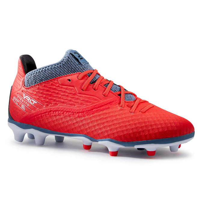 





Kids' Lace-Up Football Boots Viralto III FG - Blue/Neon, photo 1 of 8