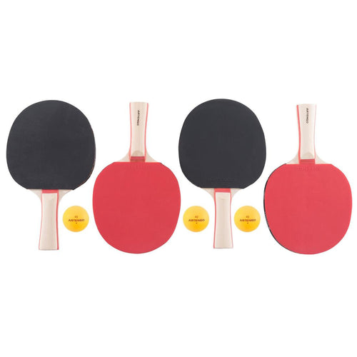 





FR 130 2* Set of 4 Free Table Tennis Bats and 3 Balls