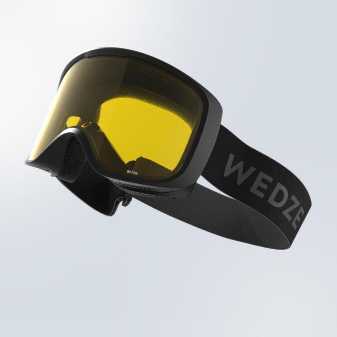 





KIDS’ AND ADULT SKIING AND SNOWBOARDING GOGGLES BAD WEATHER - G 100 S1 - BLACK, photo 1 of 4