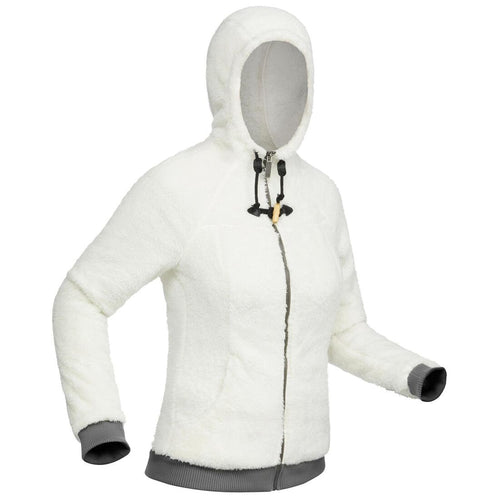 





SH100 Ultra-Warm Women’s Snow Hiking Fleece Jacket - White