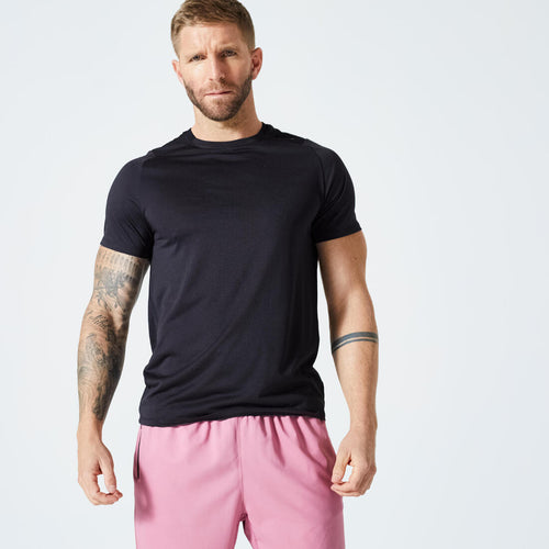 





Men's Fitness Breathable Regular-Fit Crew Neck T-Shirt