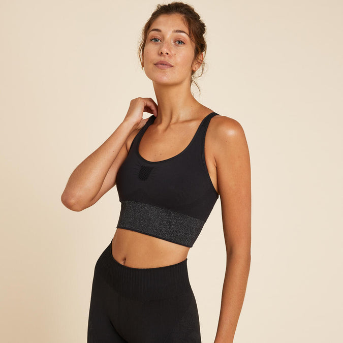 





Long Dynamic Yoga Sports Bra, photo 1 of 5