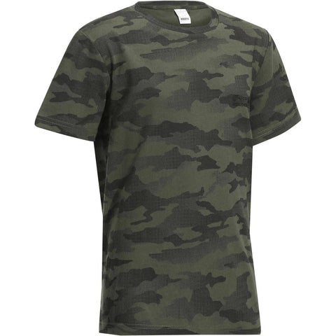 





Junior Hunting Short-sleeved Cotton T-shirt - 100 island