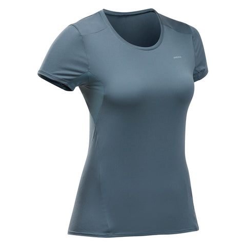 





Women's Mountain Walking Short-Sleeved T-Shirt MH100 - Lychee
