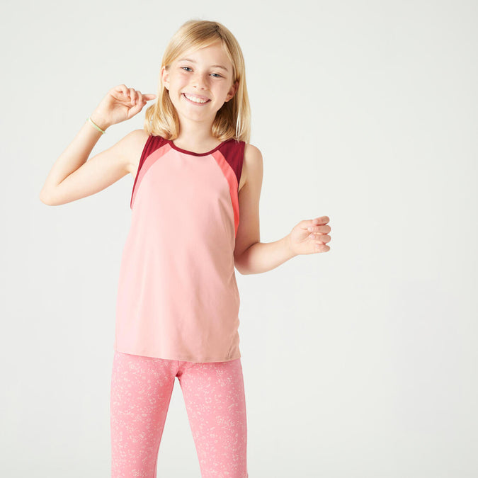 





Girls' Breathable Tank Top S500 - Printed, photo 1 of 7