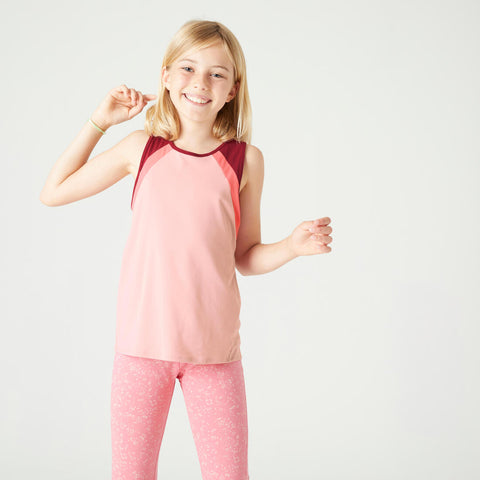 





Girls' Breathable Tank Top S500 - Printed