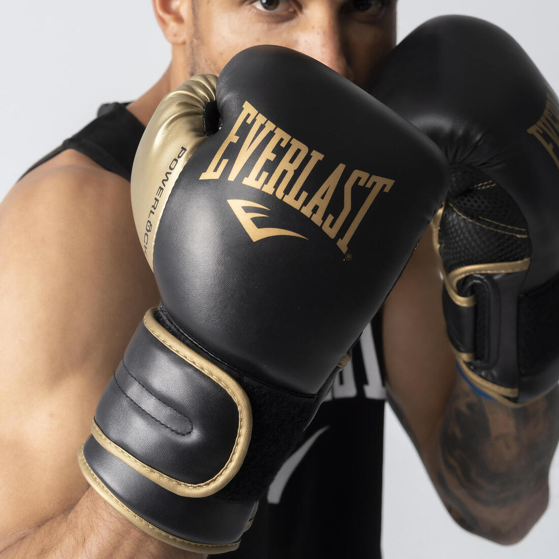 Boxing Gloves Powerlock - Black/Orange