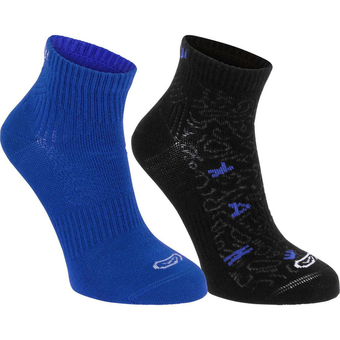 





Graphic Children's Running Socks 2-Pack - Black/Blue, photo 1 of 9