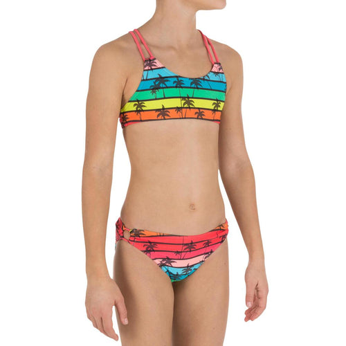 





G Palm Girls' Two-Piece Bikini Crop Top