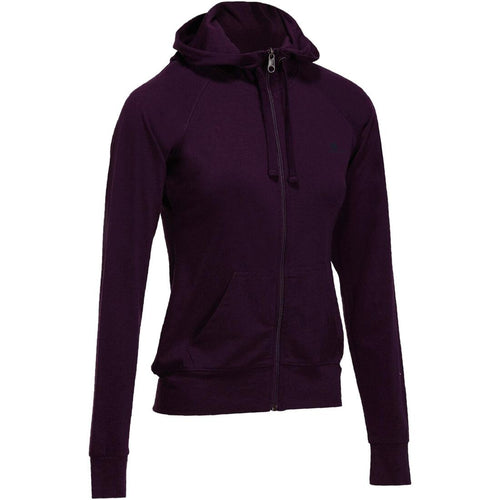 





Women's Gym & Pilates Zip-Up Hooded Jacket - Burgundy